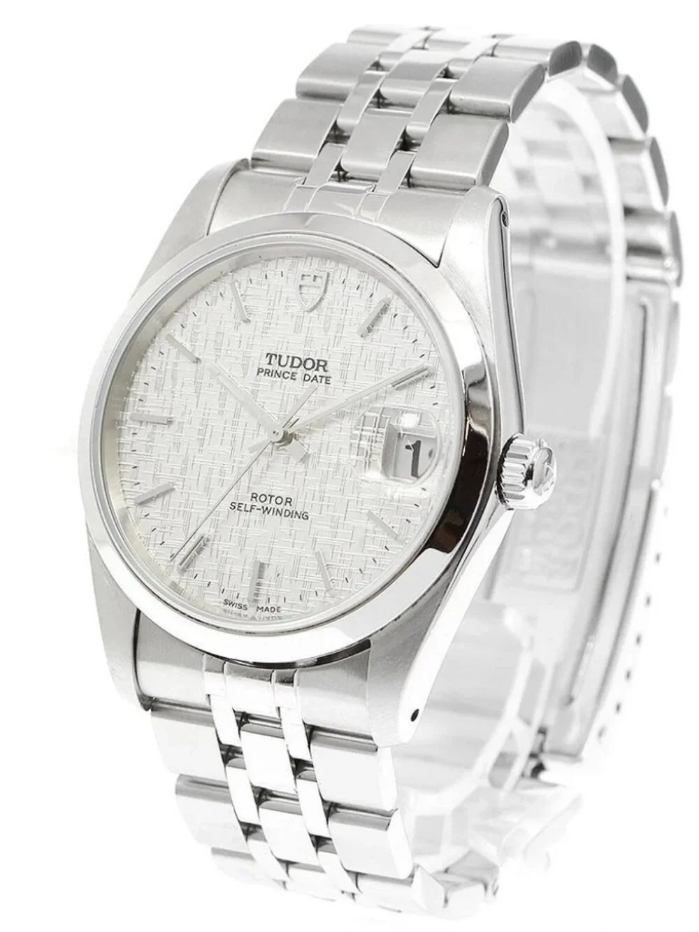 TUDOR Prince Date 74000 Silver Dial Automatic Boy's Watch_956083